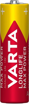 Batéria VARTA Longlife Max Power Alkalická AA (4ks) 1.5V (LR6) 4BL