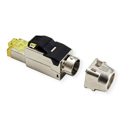 Konektor 8/8 RJ45 cat.8.1, tienený, 40Gbit, 2000Mhz, na drôt, montáž bez klieští AWG 22-26