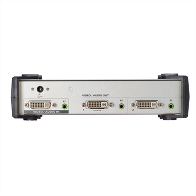 Video distribútor / splitter DVI-I + audio, 1IN/2OUT, 1920x1200@60Hz
