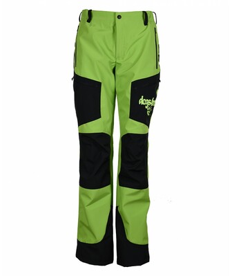 Nohavice SOFT, softshellové, zelená XL