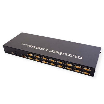 KVM switch/prepínač 16PC, VGA, PS2+USB, OSD
