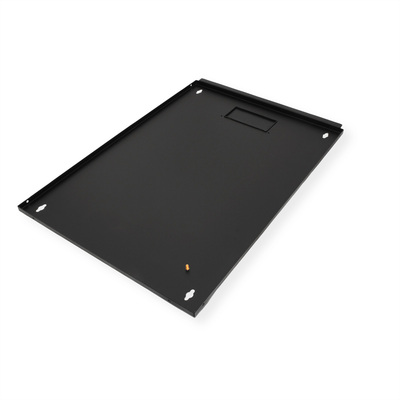 19" Rack na stenu 16U, čierny, 818x600x450mm (HxWxD), RAL9005, PRO, odnímateľné bočnice