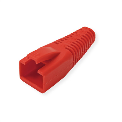 Krytka na konektor RJ45, pre ø 5.5 až 8.5mm, červená, 10ks/bal