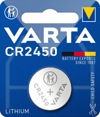 Batéria VARTA Lítiová CR2450 3V 560mAh (6450) 1BL