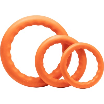 Hračka kruh (puller), plávajúci, M - 20cm, netoxický polymér, oranžová, HS