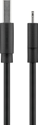 Kábel USB "Lightning" pre Apple, 0.5m, High Speed, čierny