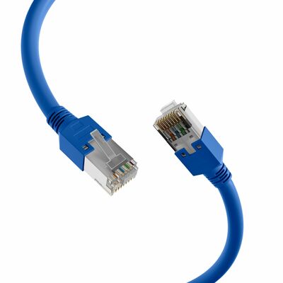 S/FTP Patchkábel LSOH 50m cat.5e, modrý, Cu, Draka UC300 s TM11
