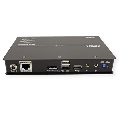 Predĺženie KVM cez TP do 100m, DisplayPort v1.2, USB, RS232, LAN, Audio (3.5mm jack), 4K@60Hz