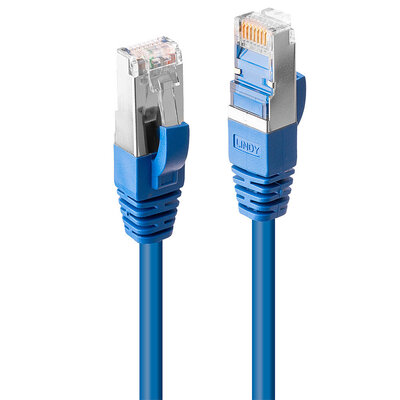 S/FTP (PiMF) Patchkábel LSOH 0.5m cat.6, modrý, Cu