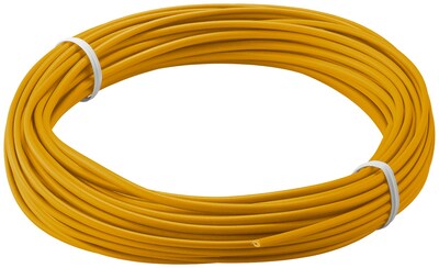 Kábel medený izolovaný 10m, 1x0.14mm, oranžový