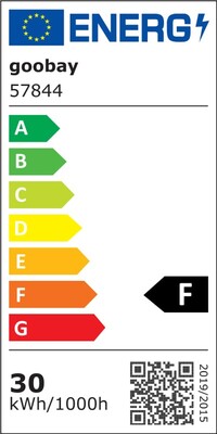 Prenosný LED reflektor s držiakom/stojanom, IP65, 30W studená biela, výška 73-163cm, 2.5m kábel