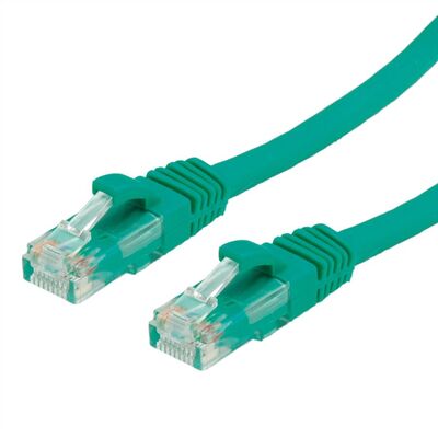 UTP Patchkábel 15m cat.6a, zelený, Cu