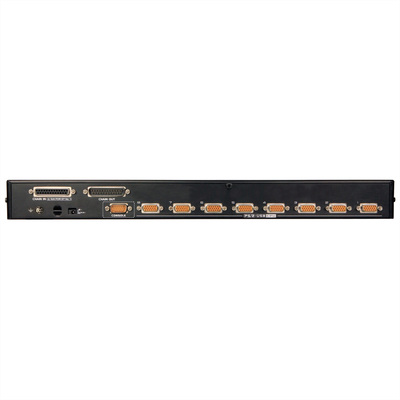 KVM switch/prepínač 8PC, VGA, PS/2+USB, OSD