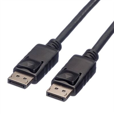 Kábel DisplayPort M/M 1.5m, 4K@60Hz, DP v1.2, 21.6Gbit/s, LSOH, čierny