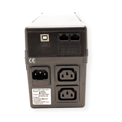 UPS Záložný zdroj, VALUE 400VA/240W, USB Port, Line Interaktiv