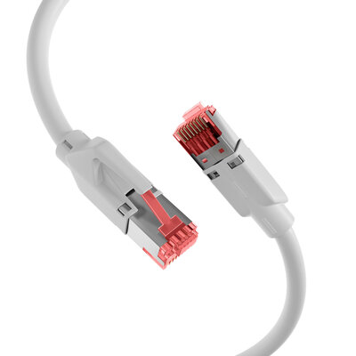 S/FTP (PiMF) Patchkábel LSOH 3m cat.6a, biely, Cu UC900 s TM21