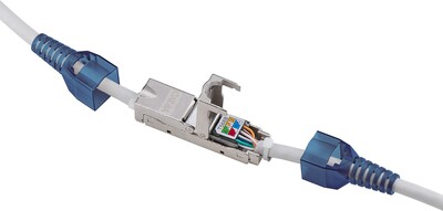 Spojka Keystone cat.6a, AWG22-AWG24 beznástrojový (toolless), SLIM