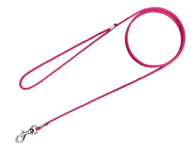 Vodítko výstavné (predvádzacie) s uškom, 3mm/1.3m, lanko, pre malé psy, modré