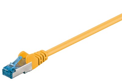 S/FTP (PiMF) Patchkábel LSOH 3m cat.6a, žltý, Cu