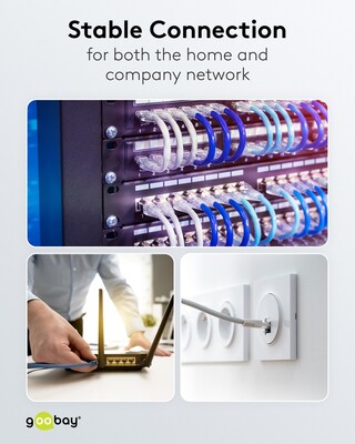 Konektor 8/8 RJ45 cat.6a, 10Gbit, netienený, na drôt, montáž bez klieští AWG 22-24, biely