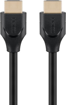 Kábel HDMI M/M 2m, Ultra High Speed+Eth, 8K@60Hz, HDMI 2.1, 48G, G pozl. konektor, čierny