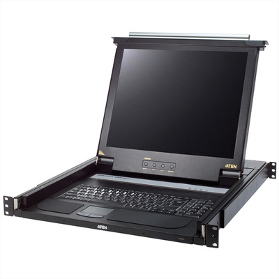 KVM konzola 17" LCD, 1 port, VGA, USB + PS/2, UK layout