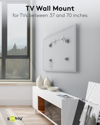Držiak pre TV 32-55" na stenu, max 50kg, profil 15mm, VESA až 800x600mm, čierny