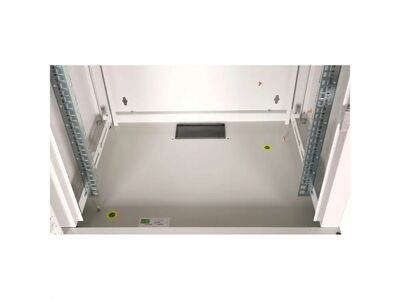 19" Rack na stenu 12U, sivý, 505x600x450 mm (HxWxD), RAL 7035, PRO, odnímateľné bočnice