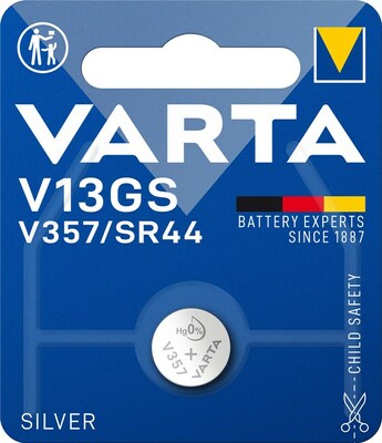 Baterka VARTA Alkalická SR44 1.55V 155mAh (V357 V303 V521 V13GS/357) 1BL