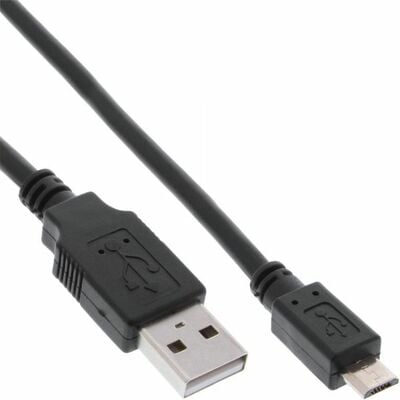 Kábel USB 2.0 A-MICRO-B M/M 1.5m, High Speed, čierny, quick-charging