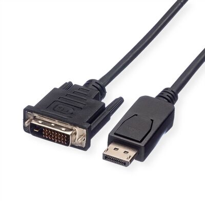 Kábel DisplayPort/DVI M/M 2m, čierny