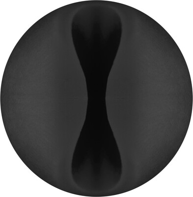 Káblový organizér, samolepiacia príchytka, ⌀7.8mm, 5ks/bal, čierny
