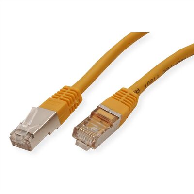 S/FTP (PiMF) Patchkábel 1.5m cat.6, žltý, CCA