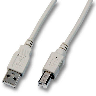 Kábel USB 2.0 A-B M/M 0.5m, High Speed, čierny