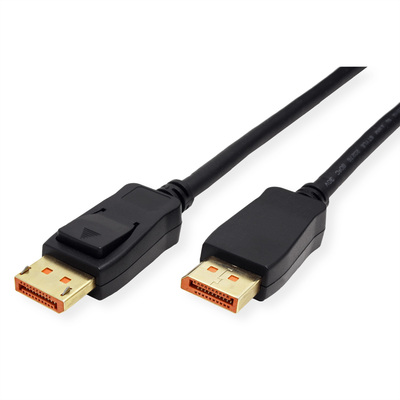 Kábel DisplayPort M/M 1m, 10K@60Hz, DP v2.1, 54Gbit/s, čierny