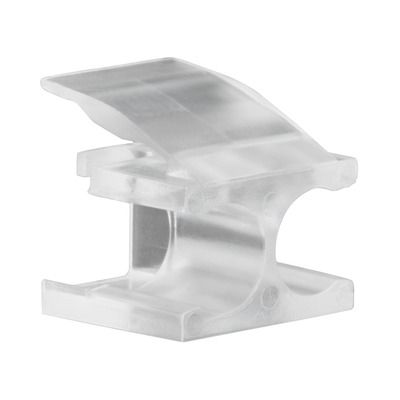 LC duplex clip, transparent 