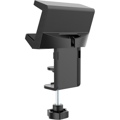 Držiak pre predlžovačku na stôl, úchyt o dosku, čierny