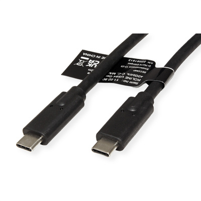 Kábel USB 4 Gen 3x2, Typ C CM/CM 1m, 40Gbps, PD 100w 20V5A, čierny