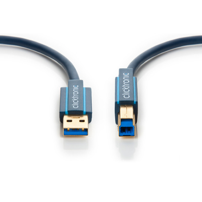 Kábel USB 3.0 A-B M/M 1.8m, Super Speed, C