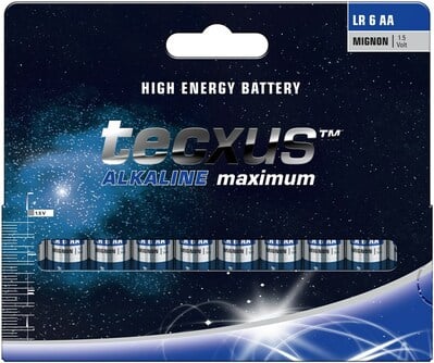 Baterka Tecxus Alkalická AA (10ks) 1.5V (LR6) 10BL