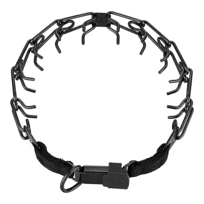 Obojok ostnatý ULTRA-PLUS 2.25mm/52cm, ClicLock, nerezová oceľ, čierny, HS
