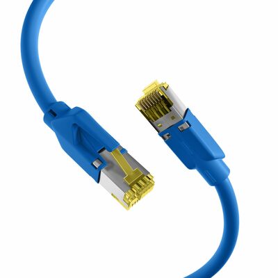 S/FTP (PiMF) Patchkábel LSOH, 25m cat.6a, modrý, Cu, Draka UC900 s TM31