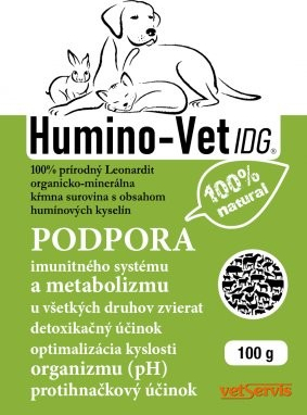 Doplnková výživa Humino-Vet IDG plv. 100g, podpora imunity a metabolizmu