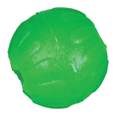 Lopta silikónová malá plávajúca, 7cm, CHEW BALL, zelená, S