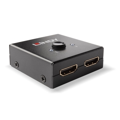 Video selektor/switch/distribútor/splitter HDMI, 2 port UHD 4K@60Hz, 18G, obojsmerný  