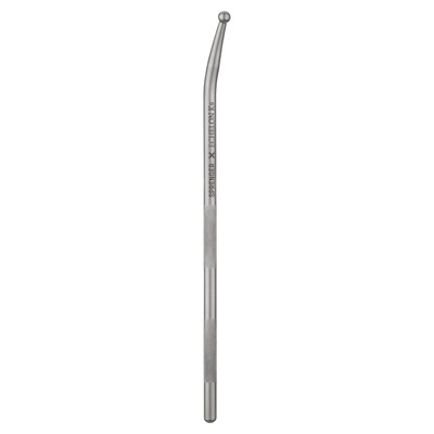 Výcviková pomôcka OutStick Echelon K9 8mm/25cm, zaoblený koniec, nerez, matná, HS