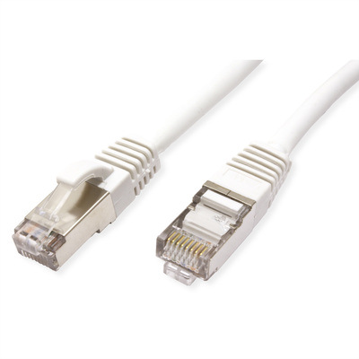 S/FTP (PiMF) Patchkábel LSOH 10m cat.6, biely, Cu
