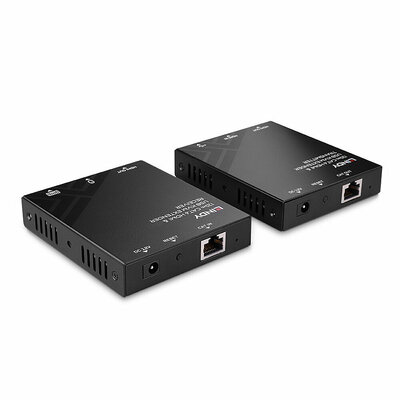 Predĺženie KVM cez TP do 120m, HDMI, USB, Dual Remote (lokálne ovládanie/monitor)