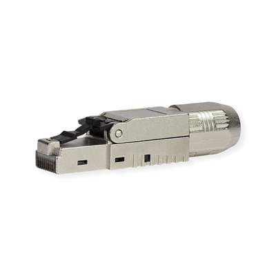 Konektor 8/8 RJ45 cat.6a, 10Gbit, na drôt aj lanko, montáž bez klieští AWG 22-27