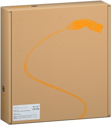 Kábel LAPP nabíjací pre elektromobily Type 2, 7m, 7.4kW, 32A, 1 fáza, oranžový